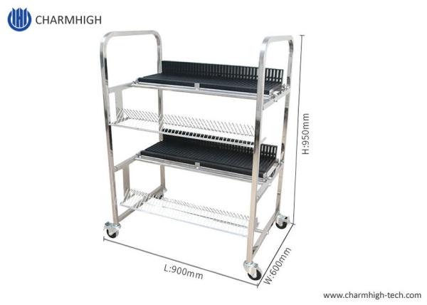 Buy cheap Storage Feeder Cart for FUJI NXT Electric SMT Feeder Trolley Aluminum Alloy SS from wholesalers