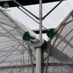 Custom 0.35KN/M2 33ft Tomato Polyethylene Film Greenhouse