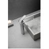 Buy cheap Brass Vessel Single Hole Single Handle Basin Mixer Tap in Chrome Grey from wholesalers