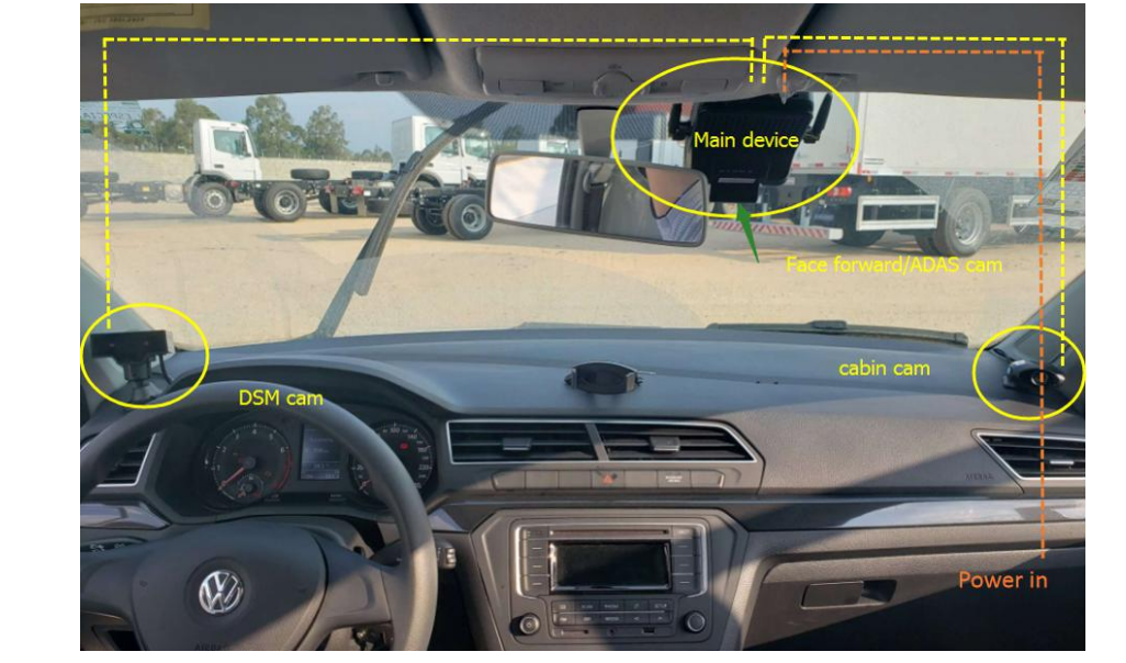 12 Months 3G 4G MDVR Car Video Recorder with GPS WiFi and 1080P SD Card AI Dashcam