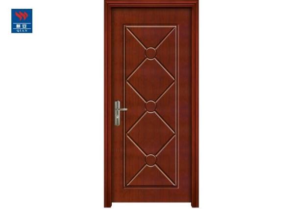 Buy cheap Bedroom Entrance FD30 Fire Rated Carved Wooden Door from wholesalers