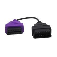 Buy cheap OBD2 OBDII 16 Pin J1962 Purple Male to Female Extension Round Cable product