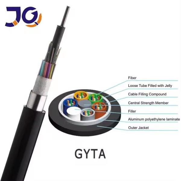 Buy cheap Hot Selling 12 Core GYTA GYTS Stranded Loose Tube Armored SingleMode MultiMode Outdoor Fiber Optical Cable from wholesalers