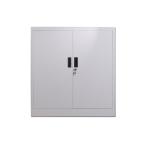 Metal Bedroom Clothes Storage Two Doors RAL Color Electrostatic Iron Cupboard