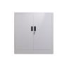 Buy cheap Metal Bedroom Clothes Storage Two Doors RAL Color Electrostatic Iron Cupboard from wholesalers