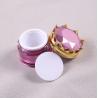 Buy cheap Recyclable Empty Eyeshadow Plastic Cosmetic Containers 15g Acrylic Crown Jar from wholesalers
