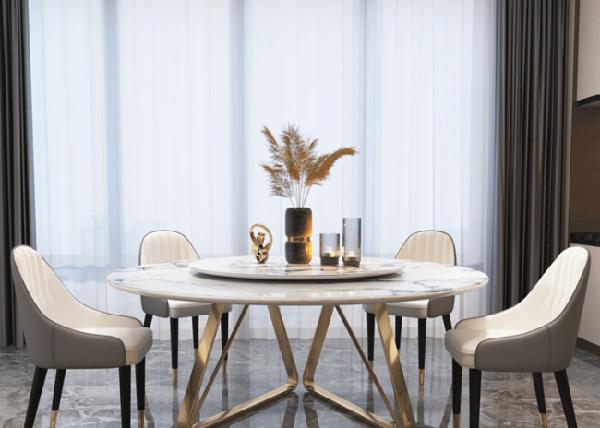 Buy cheap ISO14001 Rock Slab Family Strong Durable Dining Table from wholesalers