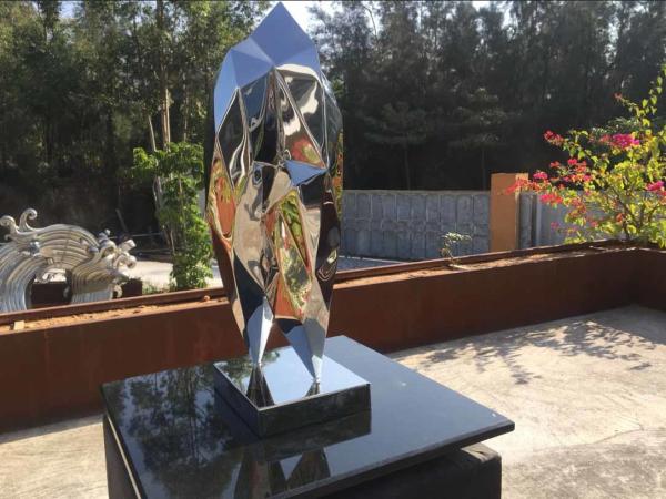 Buy cheap Polyhedral Indoor Metal Sculptures , Indoor Abstract Metal Art Sculptures from wholesalers