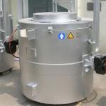 100kg 250kg 500kg 1T IGBT Electric Aluminum Melting Furnace Air Cooled