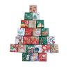 Buy cheap Colorful Square EN13432 Christmas Candy Packaging Box 7*7*7cm from wholesalers