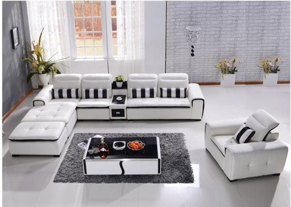 Buy cheap Sectional genuine leather sofa furninture 1+3+chaise h991 from wholesalers