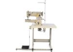 10.5mm Stitch Vertical Hook DP17 Double Needle Sewing Machine