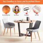 Silicone Chair Leg Floor Protectors Silicone Felt Furniture Leg Pads Caps Covers