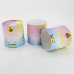 Recyclable Biodegradable Paper Tubes , Cylinder Kraft Paper Candle Tube