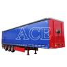 Buy cheap 11R22.5 Tire 3 Axle PVC Curtain Side Shipping Container Shandong 40ft Van Box Semi Trailer with Standard 28Ton Landing Gear from wholesalers