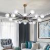 Buy cheap Nordic Molecular LED Pendant Lights Creative Chandelier Bedroom Living Room Dining Room minimalist lamp(WH-MI-433) from wholesalers