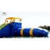 Buy cheap Inflatable Water Park Equipment Floating Slide Trampoline from wholesalers
