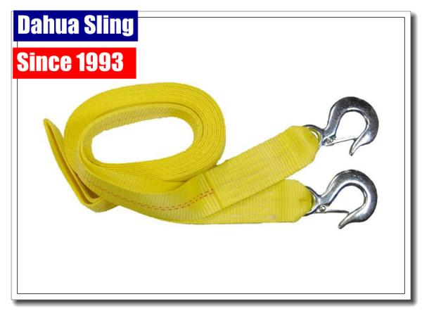 Buy cheap 12 TON 4WD Recovery Tow Straps For Trucks Winch Extension Heat Resistance from wholesalers