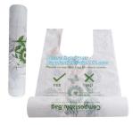 100% Biodegradable plant-based shopping bag, charity donation bags for cloths