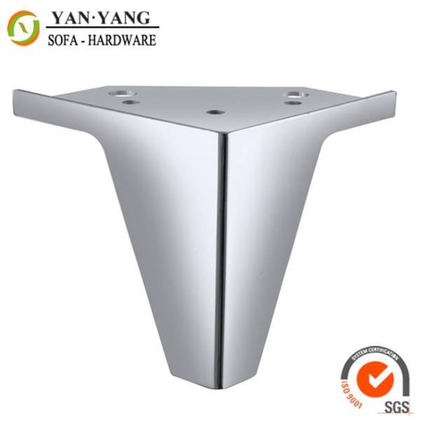 Buy cheap 75mm high durable furniture replacement custom metal sofa feet SL-187 from wholesalers