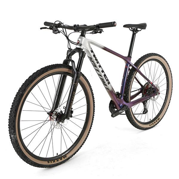 Buy cheap Quick Release 29 Inch MTB , Carbon Fiber Bike SHIMANO DEORE M6100 12 Speed from wholesalers