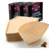 Buy cheap Natural Unbleached #4 Cone Coffee Filters No Blowout For Pour Over from wholesalers
