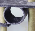 Wooden Large Scratcher Houses Tower Cats Tree Made of Sisal Fabric and Wood