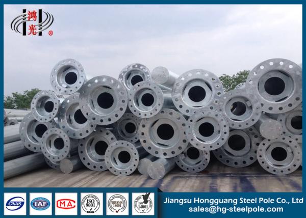 Buy cheap Professional Q345 Electric Power Pole NEA Standard With Octagonal Steel Tapered from wholesalers
