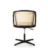 Buy cheap 0.121CBM Cane Swivel Desk Fabric Executive Chair 17in PU Leisure from wholesalers