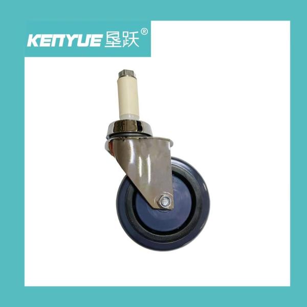 Buy cheap New Installation Method Medical Caster Wheels Without Brake 4 Inch from wholesalers