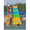 Buy cheap Customized Lanes Rainbow Water Slide Aqua Park Equipment Anti UV from wholesalers