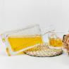 Buy cheap High White Glass Material 750ml Beer Bottle Engraved Square Spirits Glass for Wine from wholesalers