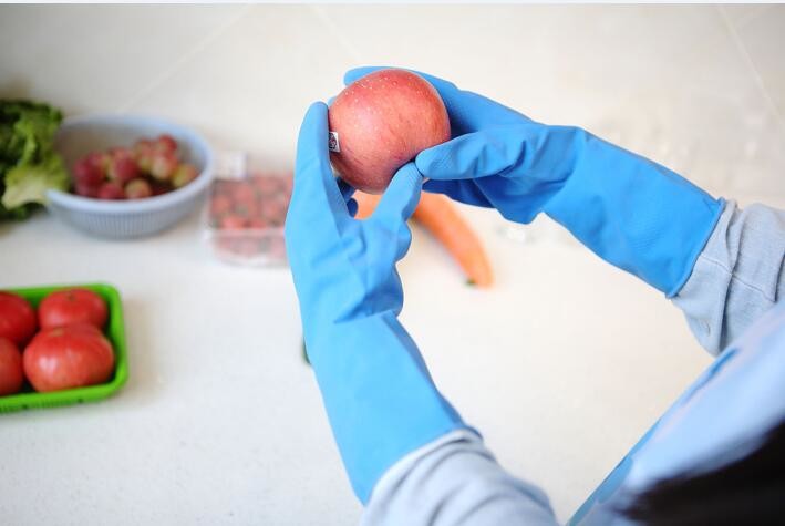 Anti-Oil Dishwashing Gloves Kitchen Rubber Gloves Gerneral Used Household Gloves