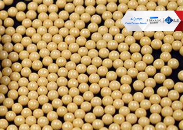 Buy cheap 80 Cerium Stabilized Ceramic Grinding Media Balls , High Shear Sand Mill Grinding Media from wholesalers