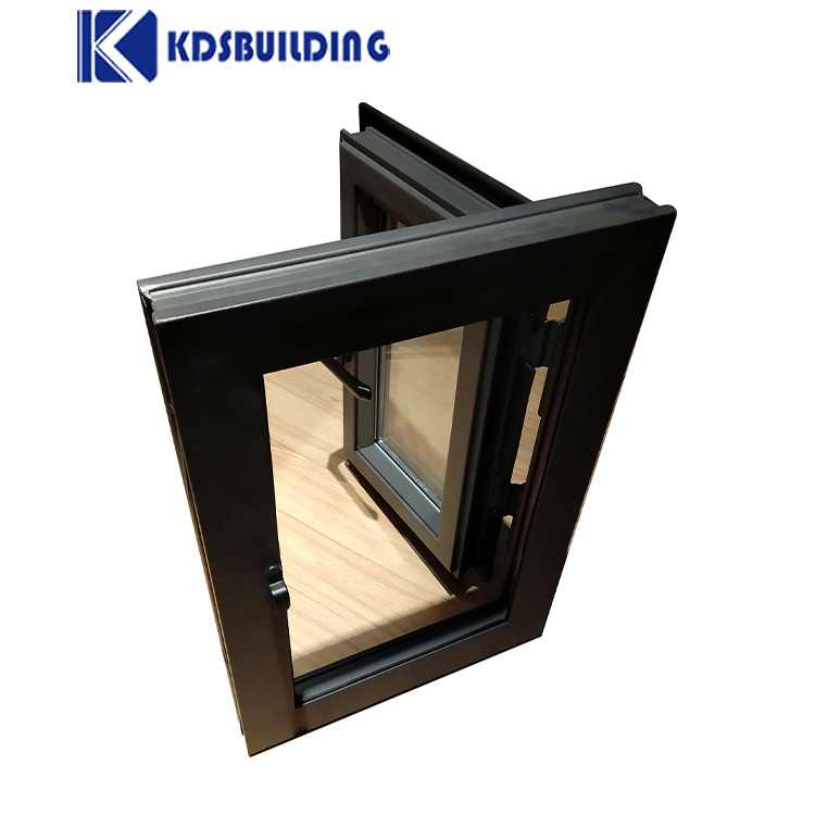 Modern Hurricane Impact Aluminum Double Glaze Casement Window And Door In China Market