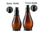 30ml Glass Cosmetic Bottles Hot Stamping HS Code 70109090 With Sprayer Pump
