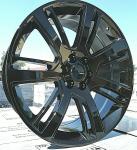 Gloss Black 22" Cadillac Escalade Wheels Rims For Sierra Yukon 6x139.7