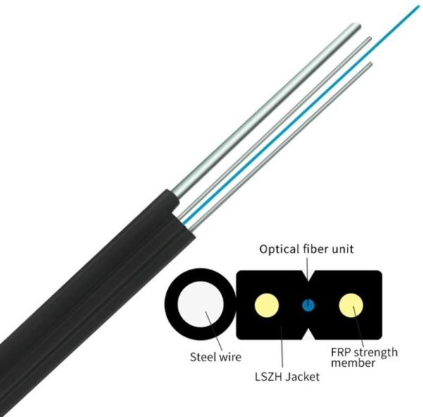 Buy cheap Self Supporting Aerial Figure 8 Indoor FTTH Fiber Optic Cable from wholesalers