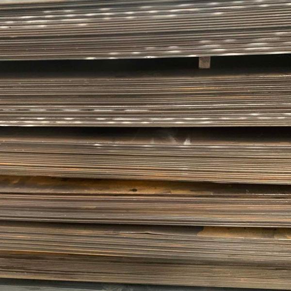 Buy cheap S235JR Hot Rolled Carbon Steel Plate Astm A283 Grade C 8x4 Mild Steel Sheet Metal 2mm from wholesalers