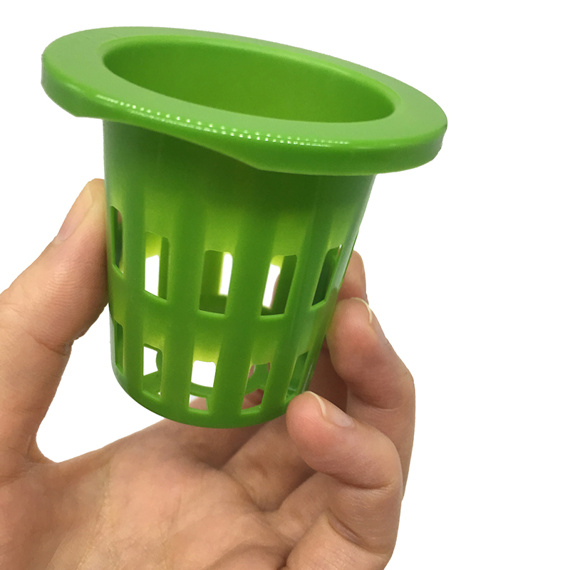 2" 3" 4" Clear Mesh Hydroponic Plant Pot Manufactured for by Plastic Injection Craft