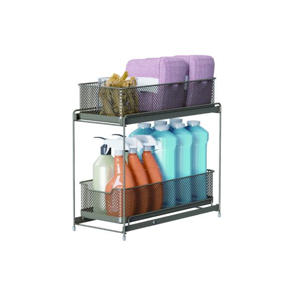 Buy cheap Under Sink Organizer Sliding Basket Modern Bathroom Storage Basket Combination Of Style And Function from wholesalers