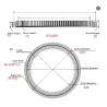 Buy cheap Excavator Swing Slewing Bearings DX140W Slewing Ring Bearing For Doosan Parts from wholesalers