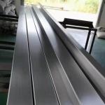 180 Grit Polished Stainless Steel Rectangular Pipe Brush Finish 1.5mm