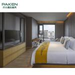 Apartment Walnut Solid Wood Custom Hotel Furniture