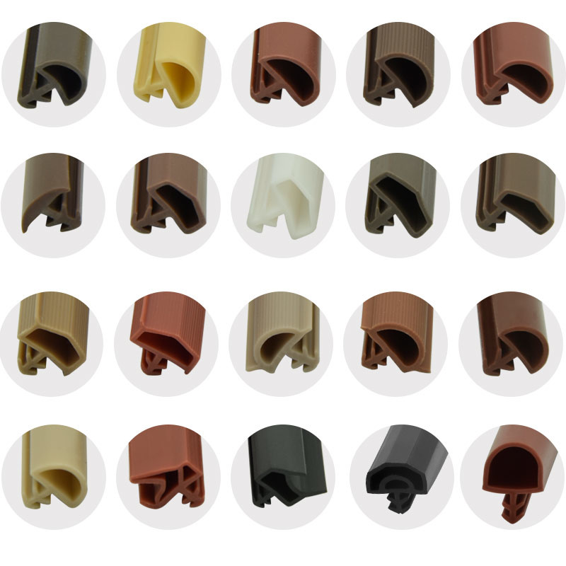 Anti Collision Wooden Door Seal Strip TPE Weather Stipping High Resilience