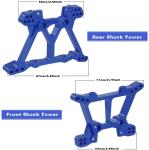 Anodic Oxidation Metal Upgrade Chassis Parts Kit For SLASH 4x4