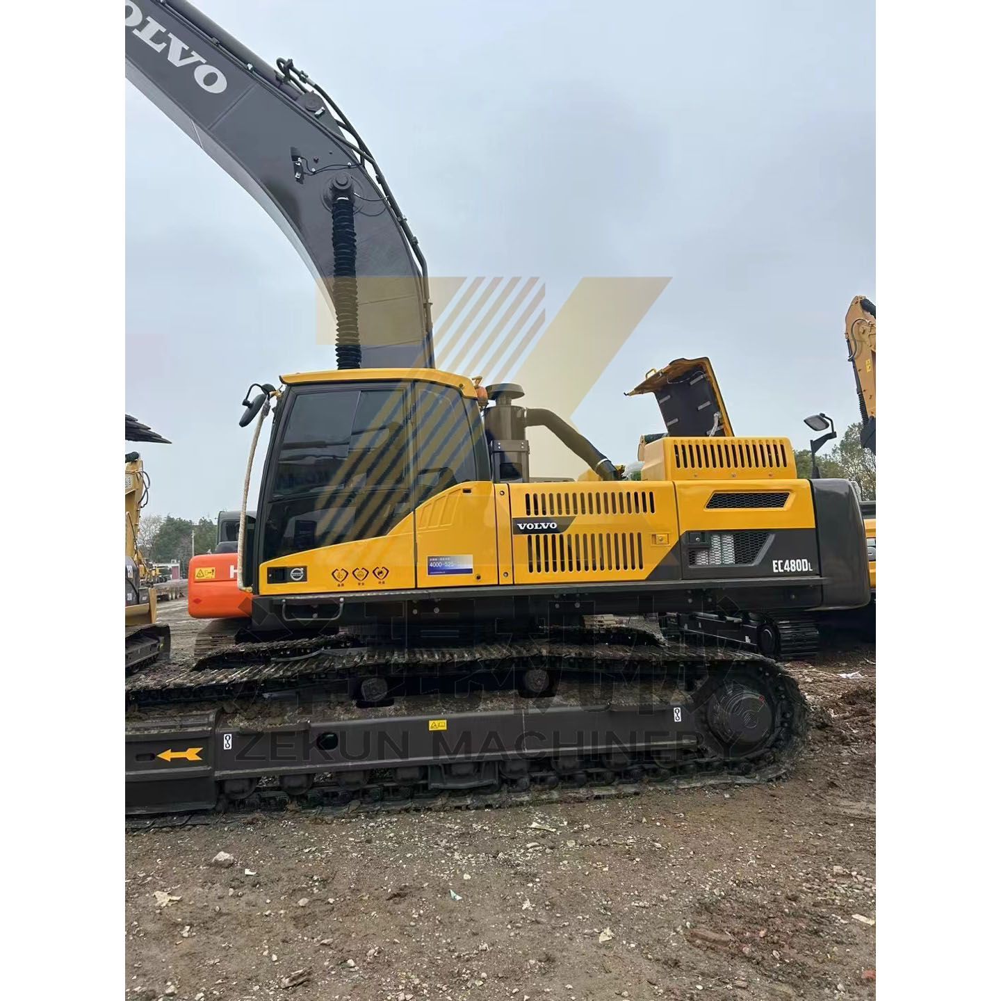 48000 KG Used Volvo EC380D EC480D EC480DL Excavator with 265 KW Power in Shanghai