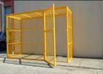 Folding Steel Stackable Storage Cage Design Metal Cages Gas Bottle Storage Cage