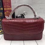 Authentic Crocodile Belly Skin Lady Small Purse Female CHIC Handbag Genuine