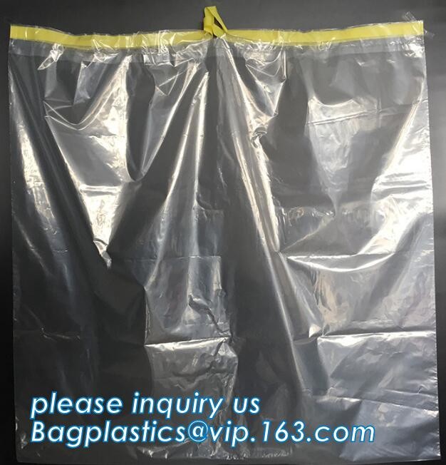 Large Drawstring Biohazardous Waste Bags, Nice printing red incinerate waste bag, Biohazard Bags Medical Waste Bags with